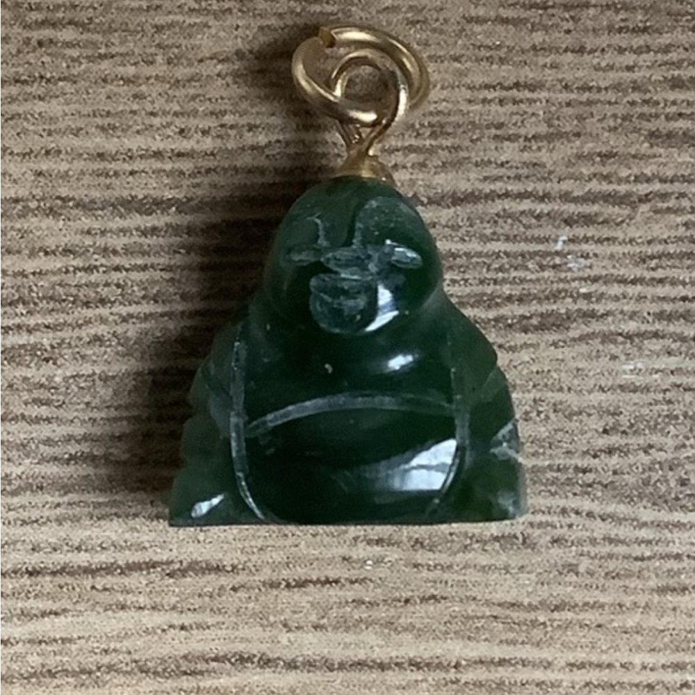 new vintage Jade Buddha pendant charm